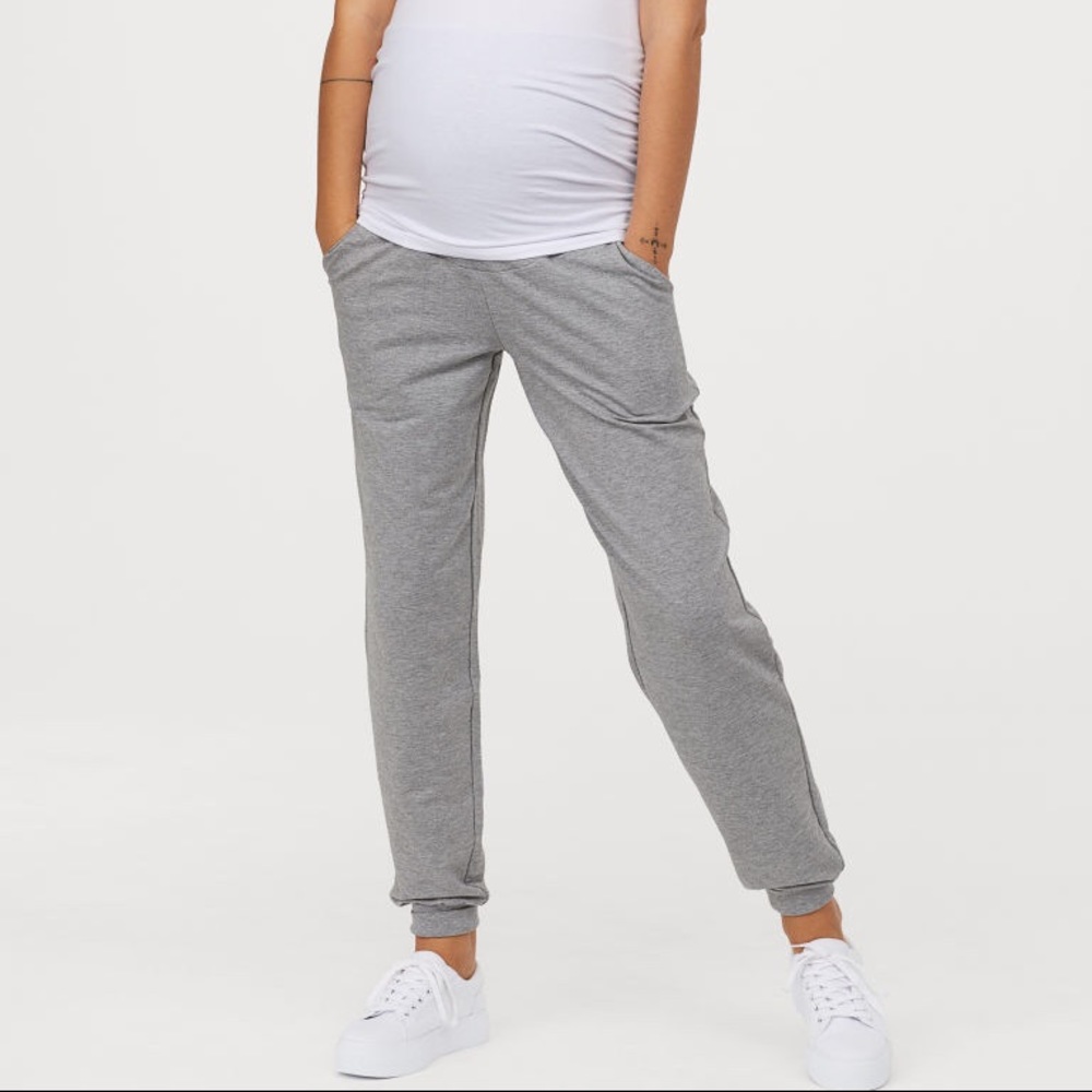 H&M Mama Joggers Sweatpants in Grey